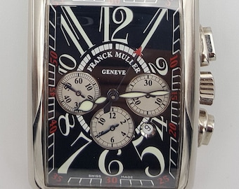 Pre-Owned Franck Muller Geneve Chronograph, 18kt White Gold Long Island Watch