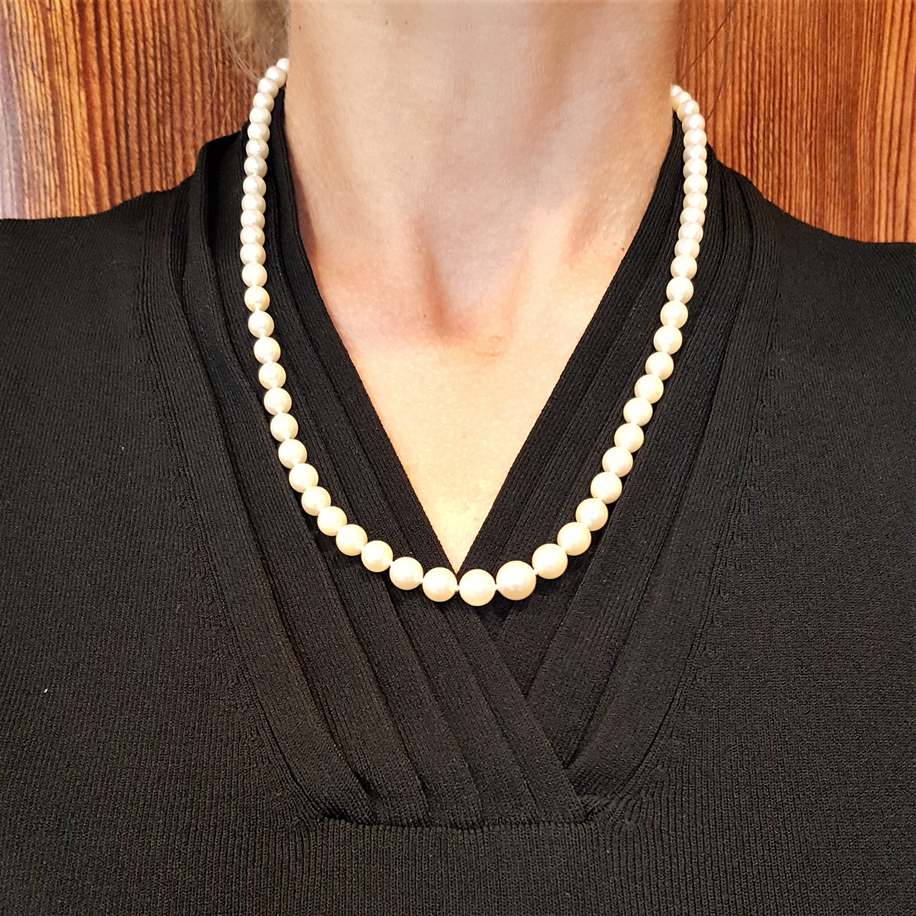 20 inch pearl necklace outlet