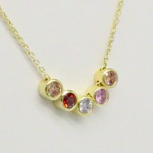 Family Birthstone Necklace, Mothers Day Birthstone Necklace, Grandmother Birthstone Necklace, Mom Birthstone Necklace, Necklace For New Mom