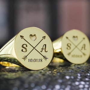 Gold Matching Rings for Couples, Gold Couple Rings, Promise Rings for Couples, Engagement Rings for Couples, Couple Rings Set, Promise Rings