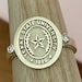 Solid Gold Diamond College Class Rings, Women's Class Ring, Gold ...