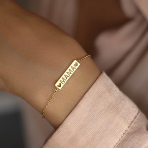 Gold Mama Bracelet, Bracelet for Mom, Mothers Day Gift for Mom, Bracelet for New Mom, Gift for New Mom, Gift for Mom, Jewelry for Mom, Gift