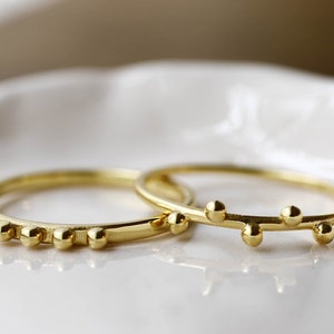 14k Thin Gold Stackable Rings, Gold Stackable Rings, Gold Thin Rings, Dainty Gold Rings, 14k Stackable Rings, Gold Rings, Thin 14k Gold Ring