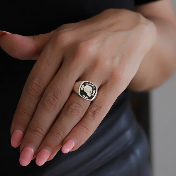 Memento Mori Moneta Bronzo Placcato Stoico Medaglia EDC Sfida Collezione Di Mone - Foto 3