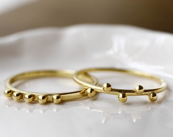14k Thin Gold Stackable Rings, Gold Stackable Rings, Gold Thin Rings, Dainty Gold Rings, 14k Stackable Rings, Gold Rings, Thin 14k Gold Ring