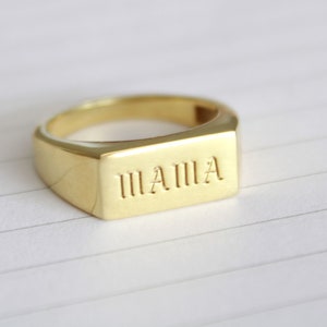 Mama Ring, Ring for Mom, Mom Ring, Gold Mum Ring, Ring Mom, Ring for Mother, Mum Ring, Gold Mama Ring, Mum Rings, Mom Ring Gold, Mom Gift