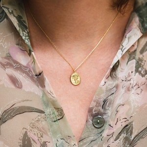 St Michael Pendant, St Michael Necklace, Gold St Michael Necklace, Silver St Michael Necklace, Gold Necklace for men, Gold pendant for men