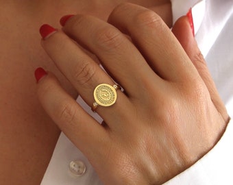 Vintage Solid 10k Yellow Gold 1953 W Scranton Class Ring