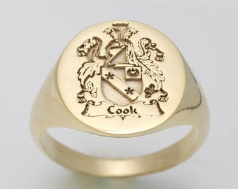 goldcrest signet rings