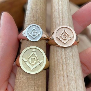 Silver Masonic Rings, Freemason Ring, Masonic Rings, Master Mason Rings, Gold Masonic Rings, Mens Masonic Rings, Masonic Wax Seal Ring, Ring