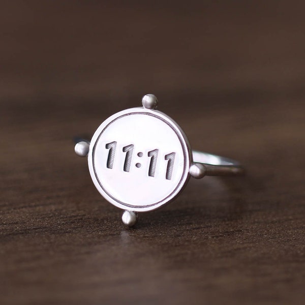 11 11 Ring, Meaningful Rings, Inspirational Jewelry, 11 11 Jewelry, Unity Ring, Inspirational Gifts, Meaningful Jewelry, Spiritual Jewelry