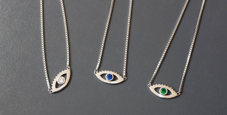 Eye Necklace Eye Pendant Necklace Evil Eye Jewelry Blue Evil Eye Necklace Silver Evil Eye Necklace Gold Eye Necklace Evil Eye Necklace