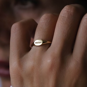 Gold Mama Ring, Gold Ring for Mom, Mama Ring, Mom Ring, New Mom Ring, Gift for Mom, Mothers Day Gift for New Mom, Mama Gift, Gift for Mother