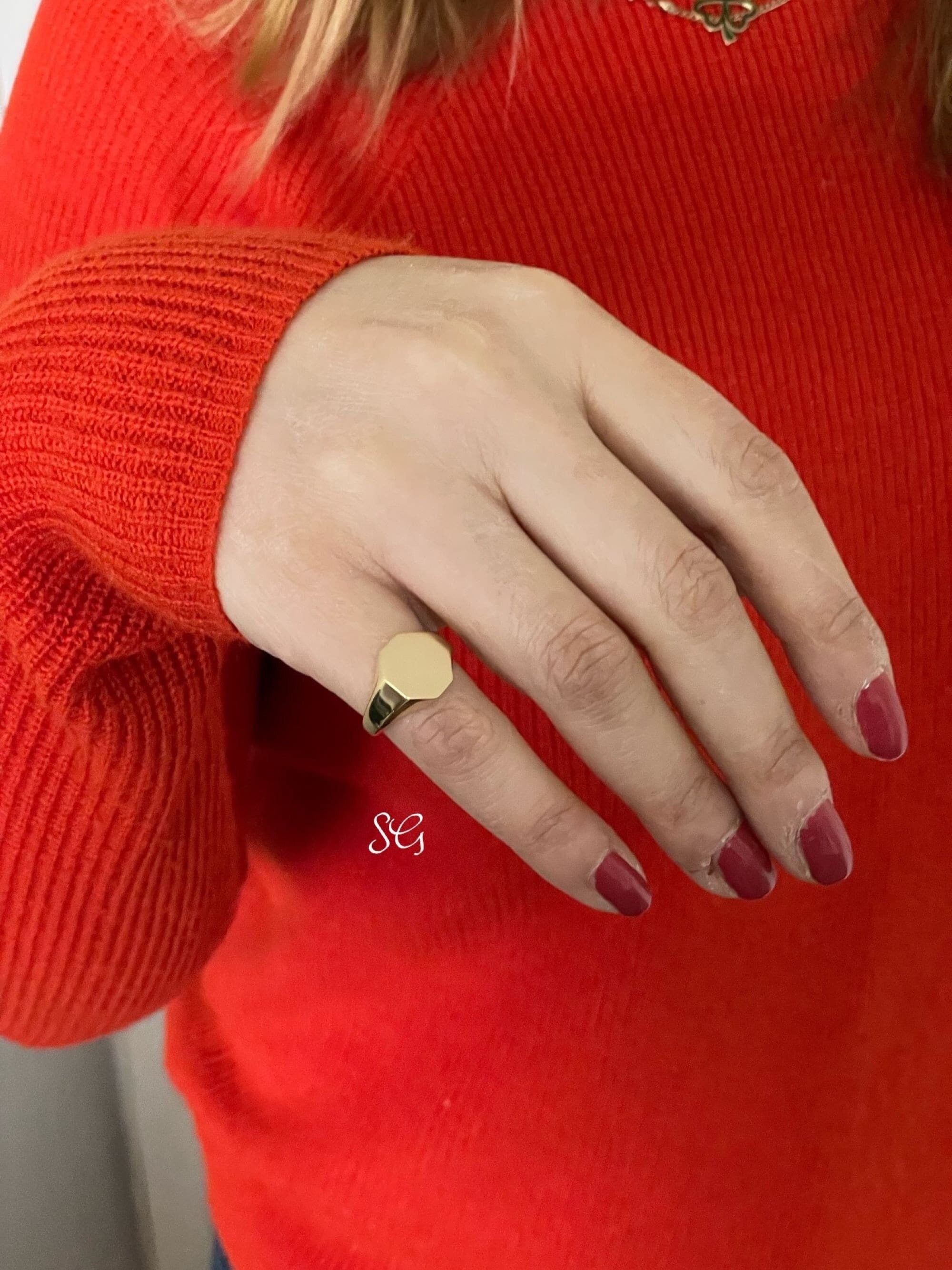 9ct gold pinky ring clearance