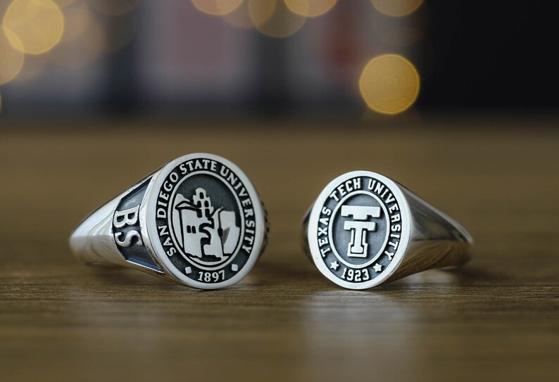 Class Rings College Graduation Rings Graduation Rings Etsy