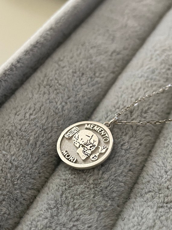 Gold Memento Mori Necklace Memento 