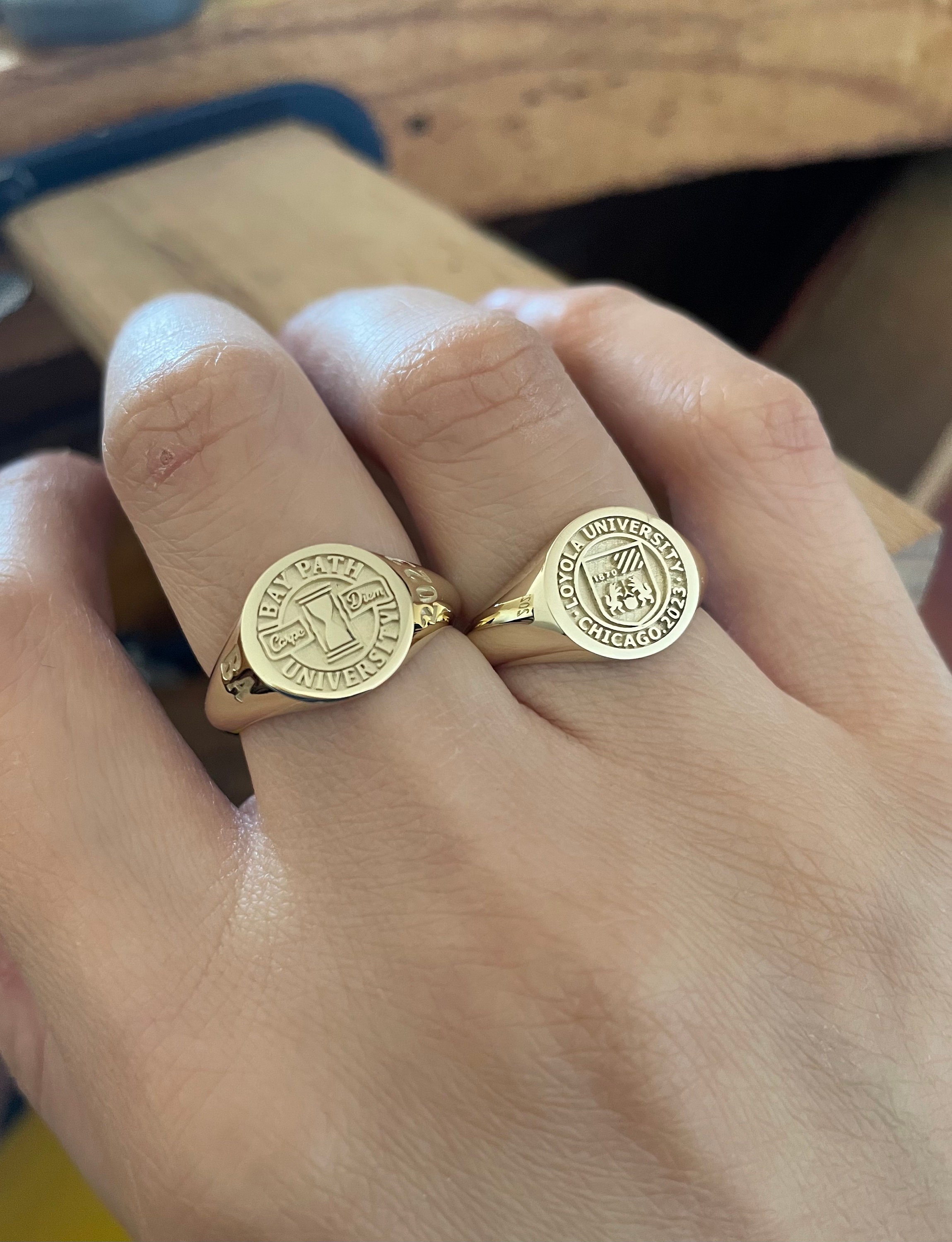 Custom Gold College Class Rings, Class Ring, Gold Graduation Rings, Custom  Class Rings, School Rings, Graduation Rings, College Class Rings –  somethinggoldjewelry