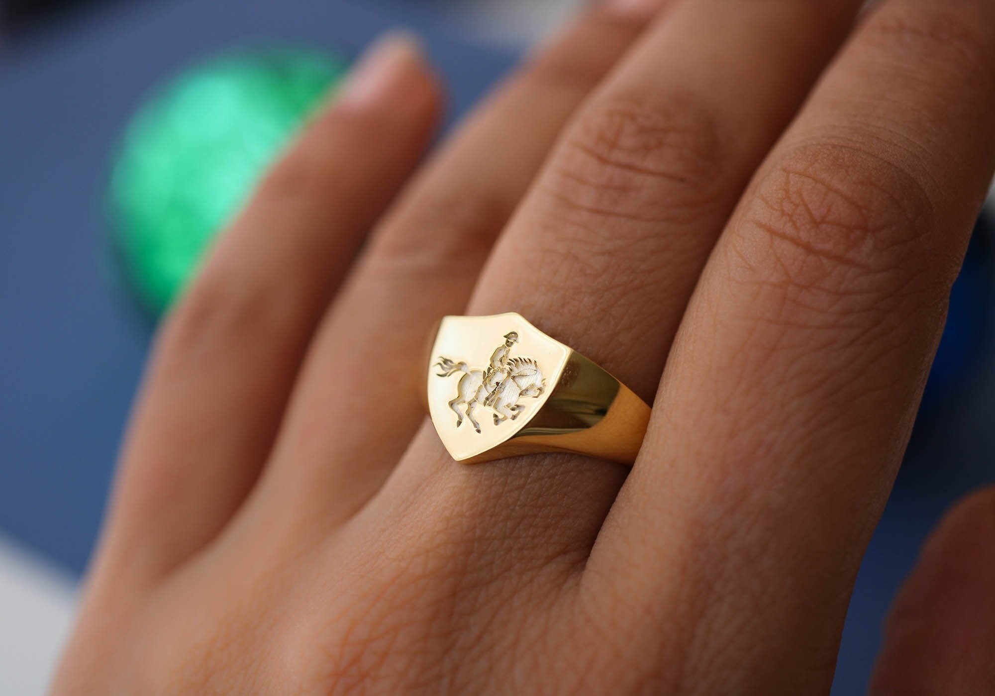 Napoleon Ring Gold - Etsy