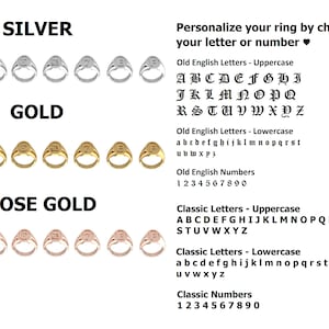 Gold Pinky Signet Ring, Gold Initial Signet Ring, Gold Initial Ring ...
