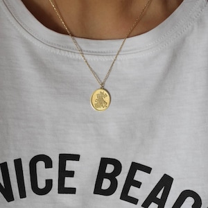 St George Pendant, St George Necklace, Gold St George Necklace, Silver St George Necklace, Gold Necklace for men, Gold pendant for men, Gold