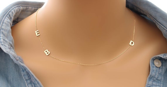 Emanco Gold Color Letter Pendant Choker Charm Name Necklace 26 Letter  Patchwork Custom Letter Name Necklace Women Fine Jewelry - Customized  Necklaces - AliExpress