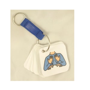 Customized autism visual communication cards - cards are personalized by you with any 30 images you need.  Even use your own photos!