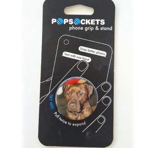 Personalized Picture Popsocket customized with your photo, logo, graphic or saying