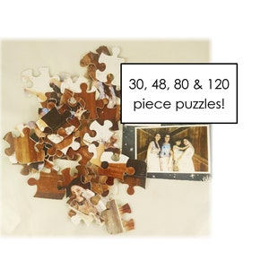 Custom photo puzzle personalized with your picture!  Makes a unique gift. Different sizes & puzzle pieces to choose from