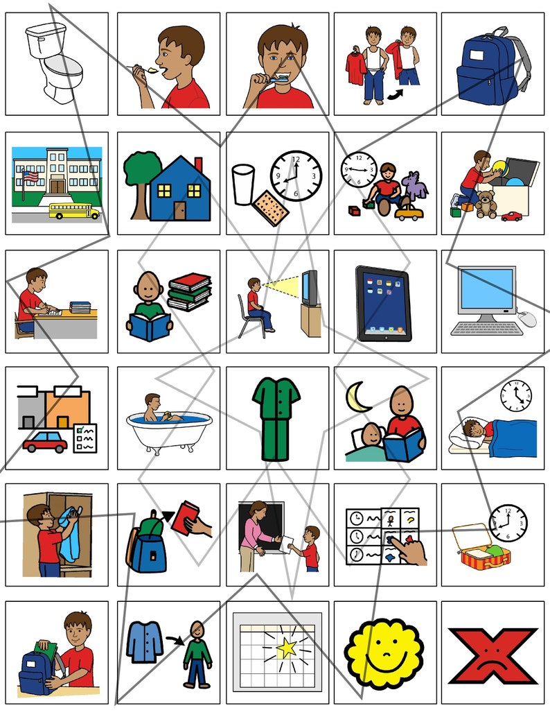 Autism Picture Cards Free Printable