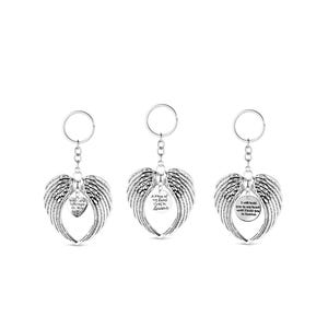 Angel Wings Keychain: Memorial Bereavement Gift