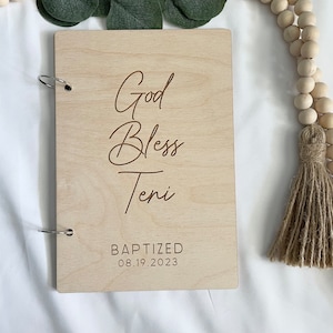 Baptism Card Holder, Card Keeper, Card Storage, Baptism Gift, Baptism Keepsake