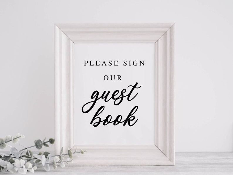 Digital Download Wedding Guest Book SVG Wedding Guest Book Etsy