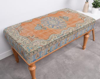 Sitting Bench, Hallway Bench, Mudroom Vanity Bench, , Upholstered Bench, Entryway Bench, Vintage Bench, Rustic Bench, Farmhouse Bench,
