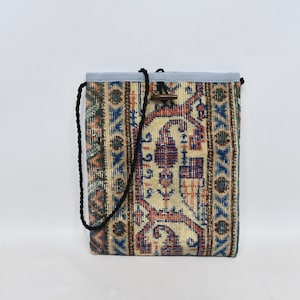 Kilim Bag, Turkish Bag, Shoulder Kilim Bag, Anatolian Bag, Traditional Kilim Bag, 12x14 inches, Weekender Bag, Personalized Gift,