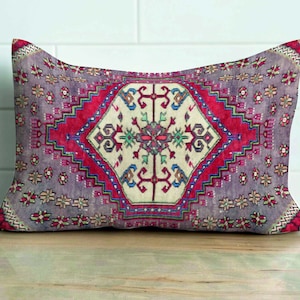 Kilim Pillow, Turkish Pillow, Pillow Cover, Home Decor Pillow, Vintage Style Pillow, Rug Pillow, Indoor Pillow, Couch Case, Boho Cushion,