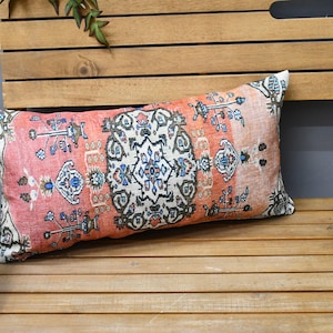 Vintage Design Pillow, Kilim Pillow Cover, Antique Pattern Pillow, Decorative Pillow, Pillow for Couch, Cushion Cover, Vintage Pillow,