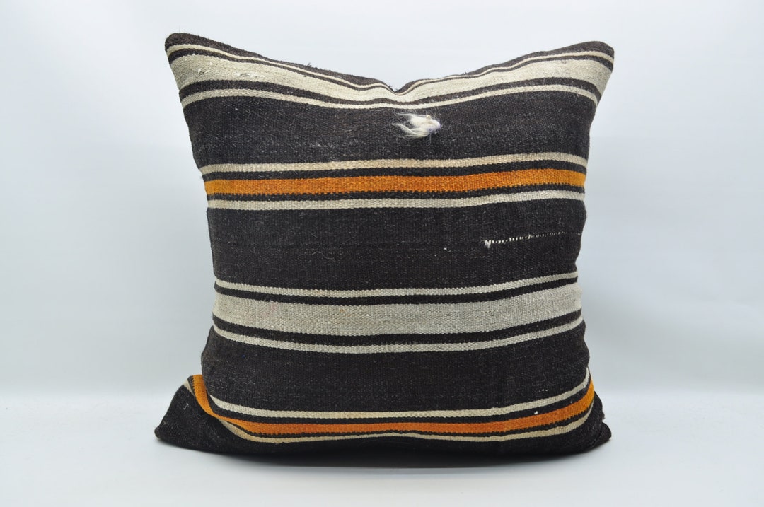 Kilim Pillow Cases, Personalized Gift, Turkish Pillow, 28x28 Upcycled