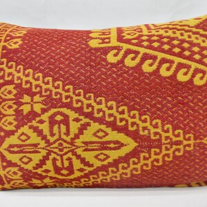 Kilim Pillow Cover, Antique Pillows, Personalized Gift, 20x28 Red Pillow Covers, Patterned Pillow Cover, Gift For Her Pillow Case, 129
