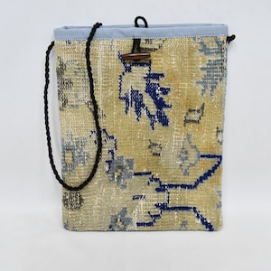 Kilim Bag, Best Gift For Her, Woven Bag, Makeup Bag, Shoulder Kilim Bag, 12&quot;x14&quot; Anatolian Bag, Traditional Kilim Bag, Carpet Bag,