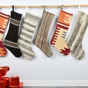 Vintage Stocking, Personalized Gift, Candy Stockings, Wall Hanging Socks, Santa Claus Gifts, Christmas Decor, Family Christmas Stockings,