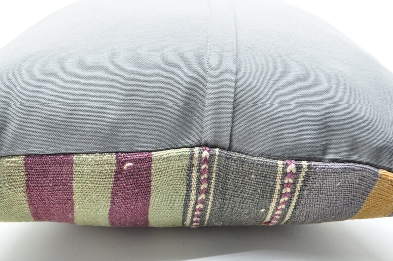 kilim pillow kilim pillow cover throw pillow 24x24 cushion cover handmade pillow oriental kilim pillow No 1049