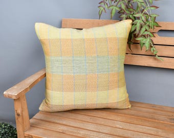 キリム枕カバー、トルコキリム枕、16x16エスニックキリムラグ枕