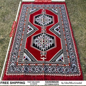 Sofa, Floor Sofa, Floor cushion, Arabic Sofa, Ottoman Sofa, Traditional Floor Cushion, Sark Kosesi, Couch Pillow, Turkish Kilim Pillow Matching Rug