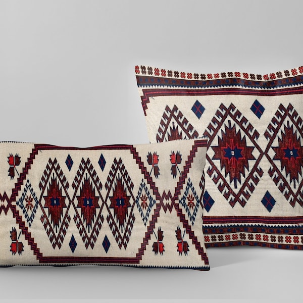 Vintage Design Pillow, Kilim Pillow Cover, Antique Pattern Pillow, Decorative Pillow, Pillow for Couch, Cushion Cover, Sofa Pillow, Pillow