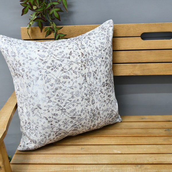 Personalized Kilim Pillow, Housewarming Gift Pillow, Farmhouse Decor Pillow, Pillow Cover, Vintage Design Pillow, Vintage Pillow