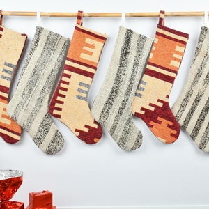 Holiday Stocking, Personalized Gift, Candy Stockings, Wall Hanging Socks, Santa Claus Gifts, Ornament Stockings, Handwoven Stocking,
