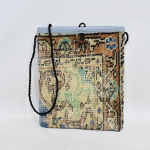 Kilim Bag, Bags For Women, Weekender Bag, Personalized Gift, Handmade Vintage Bag, 12&quot;x14&quot; Decorative Bag, Bags and Purses, Crossbody Bag,