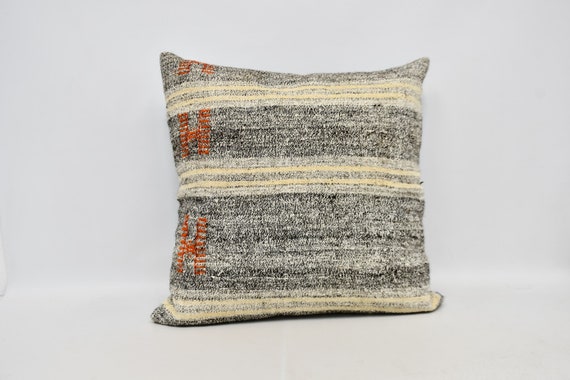 Kilim Pillow Pillow Covers Throw Pillow Covers 32x32 Brown