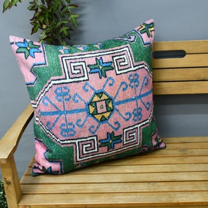Kilim Pillow, Throw Pillow Cover, Body Pillow, Vintage Pillow, Rug Cushion Case, Moroccan Kilim Pillow Case, Gift Cushion,