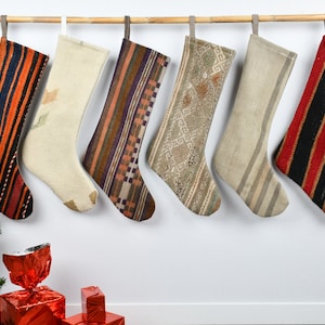 Custom Christmas Gift, Personalized Gift, Candy Stockings, Wall Hanging Socks, Santa Claus Gifts, Ornament Stockings, Kilim Stockings,